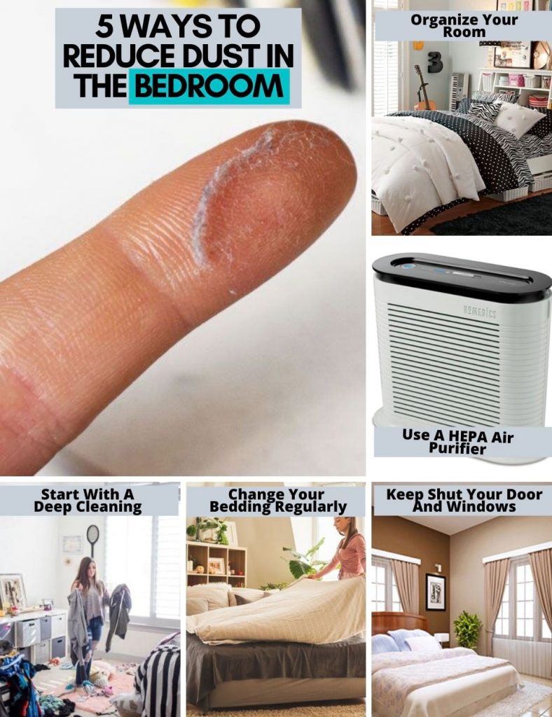 ways to reduce dust in the bedroom