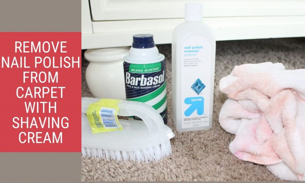 best way to clean carpet with shaving cream