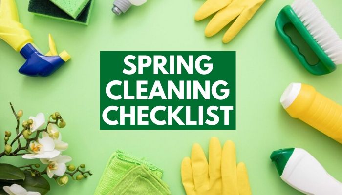 spring cleaning checklist