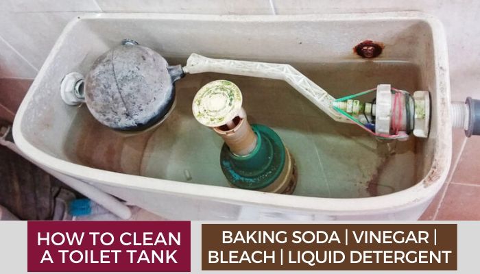 how to clean a toilet tank