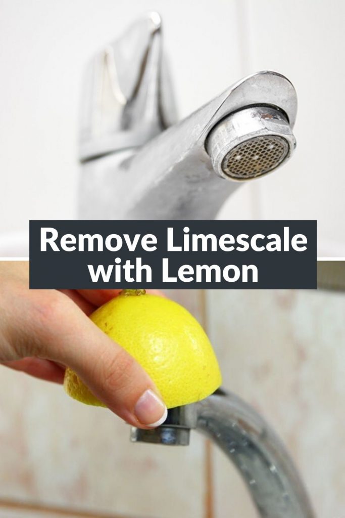 How to Remove Limescale from Taps with lemon