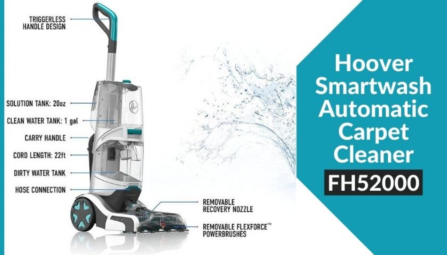 Hoover Smartwash Automatic Carpet Cleaner Manual