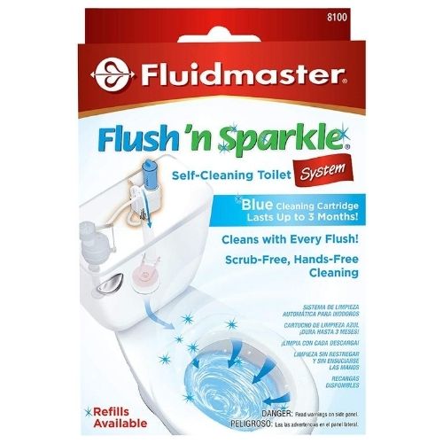 Fluidmaster 8100 Flush 'n Sparkle Automatic Toilet Bowl Cleaning System