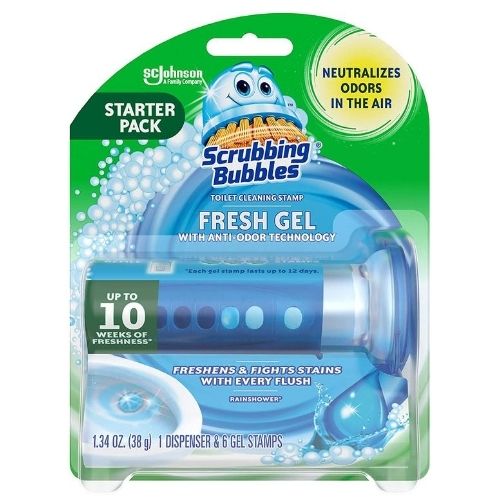 Scrubbing Bubbles Fresh Gel Toilet Bowl Cleaning Stamps