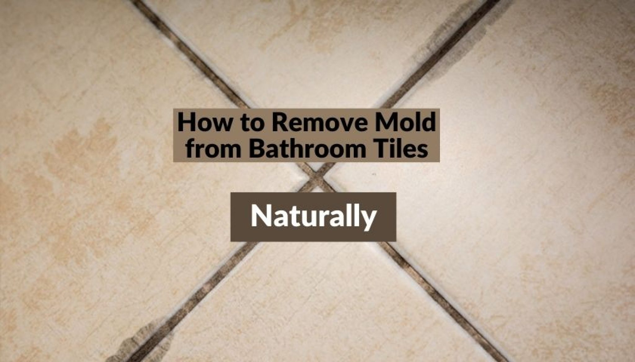 How to Remove Mold from Bathroom Tiles Naturally