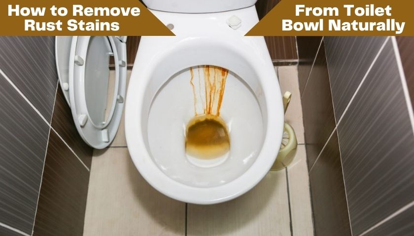 how to remove rust stains from toilet bowl naturally