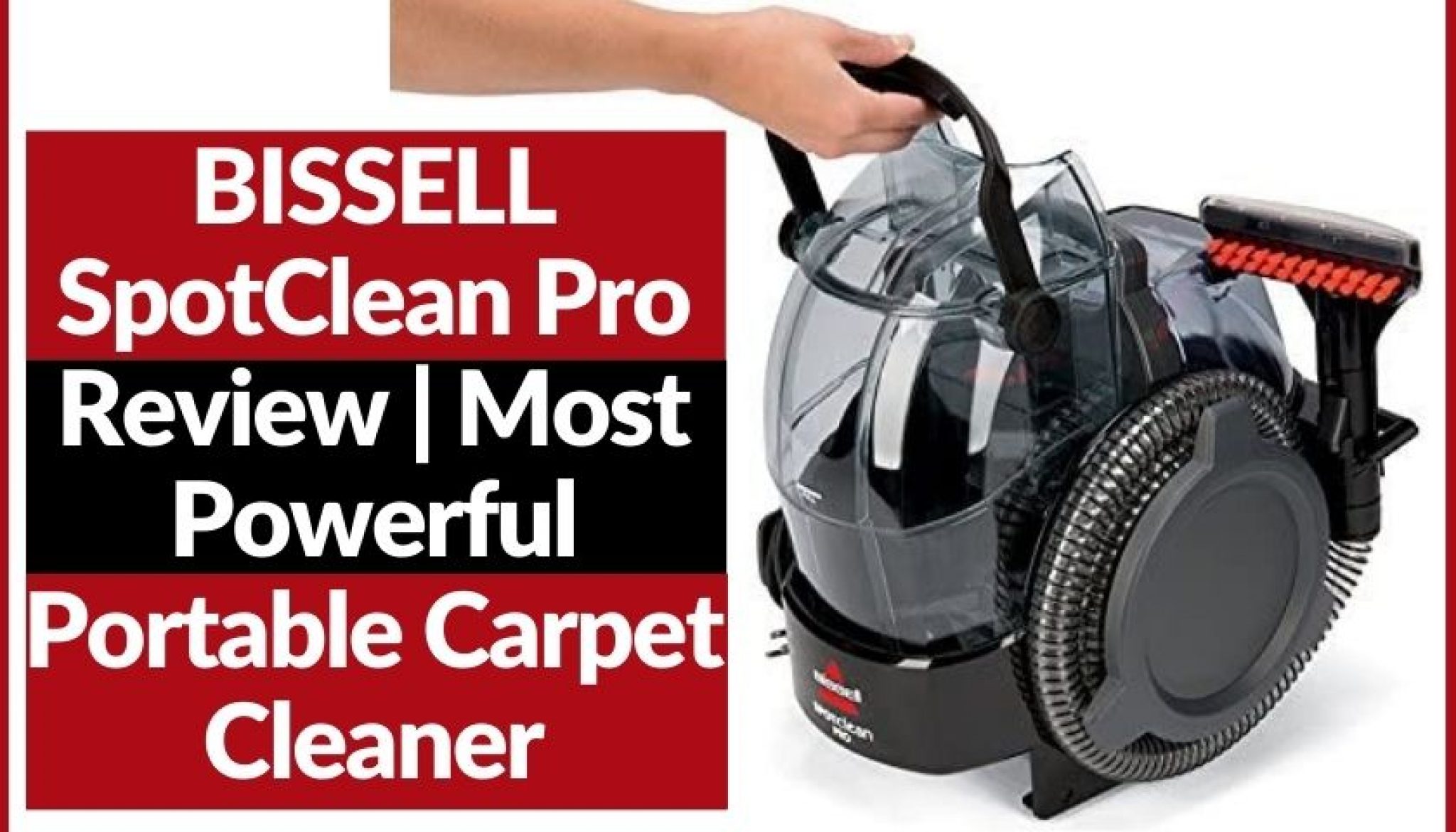 BISSELL SpotClean Pro Most Powerful Portable Carpet Cleaner