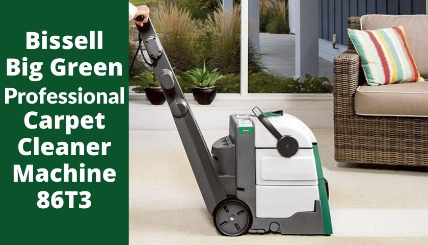 bissell big green professional carpet cleaner machine 86t3