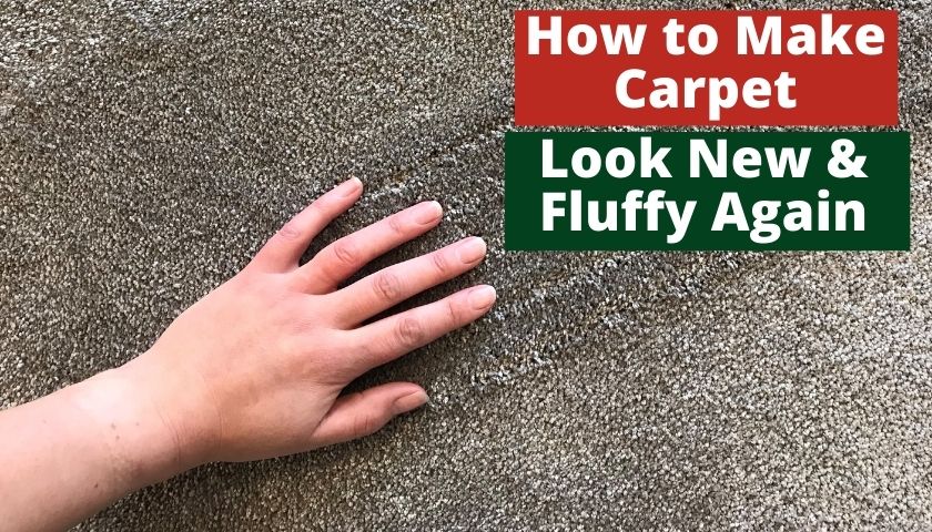 how to make carpet look new and fluffy again