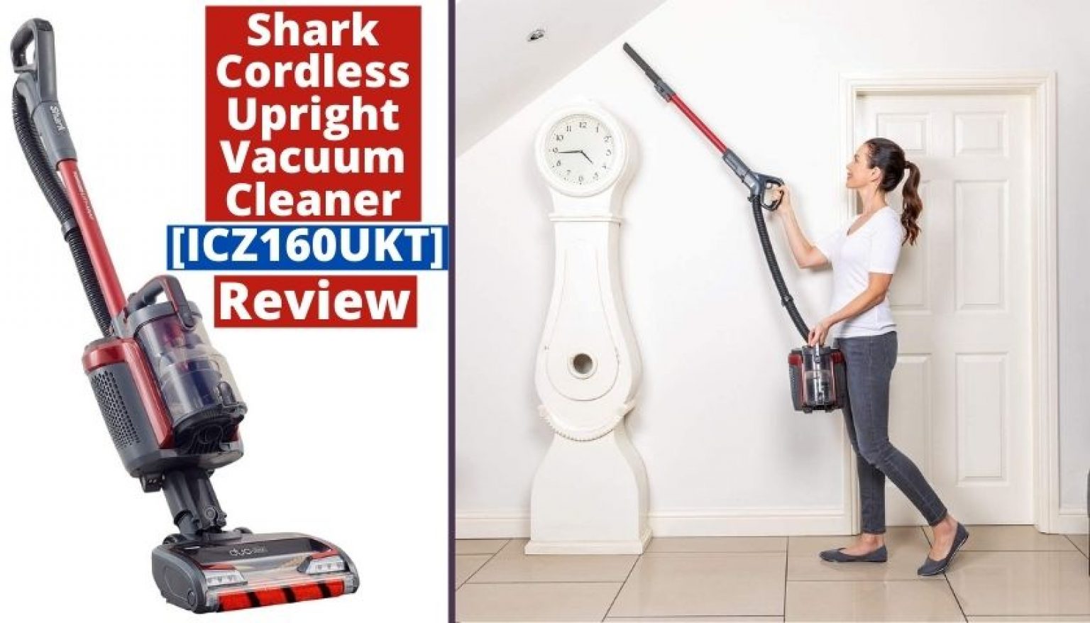 Shark Cordless Upright Vacuum Cleaner [ICZ160UKT] Review