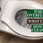 Toilet Overflowed how to clean up