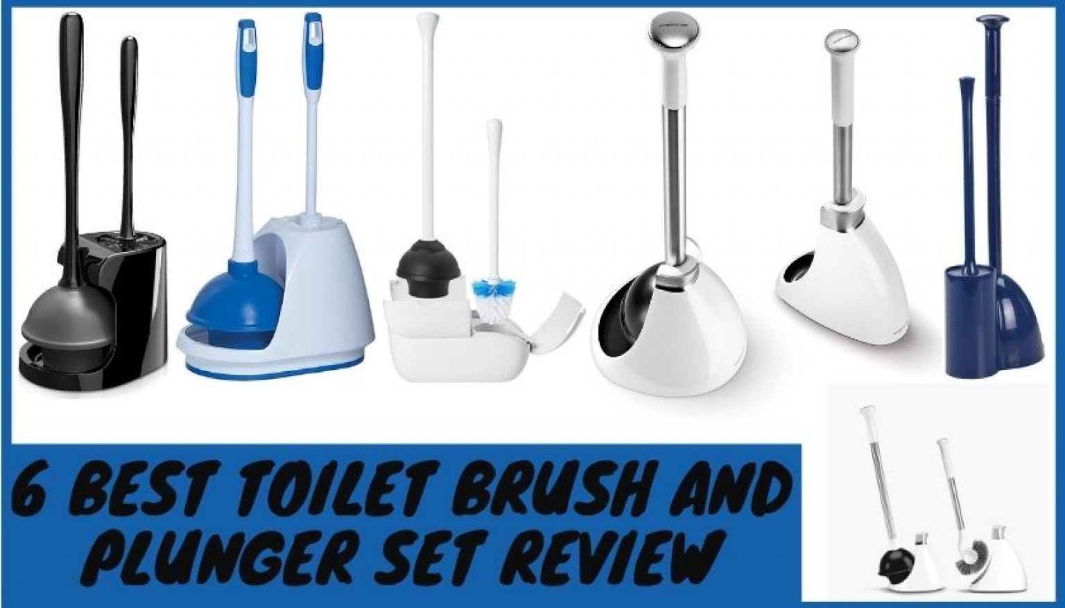 6 Best Toilet Brush And Plunger Set Review Pick the Best One