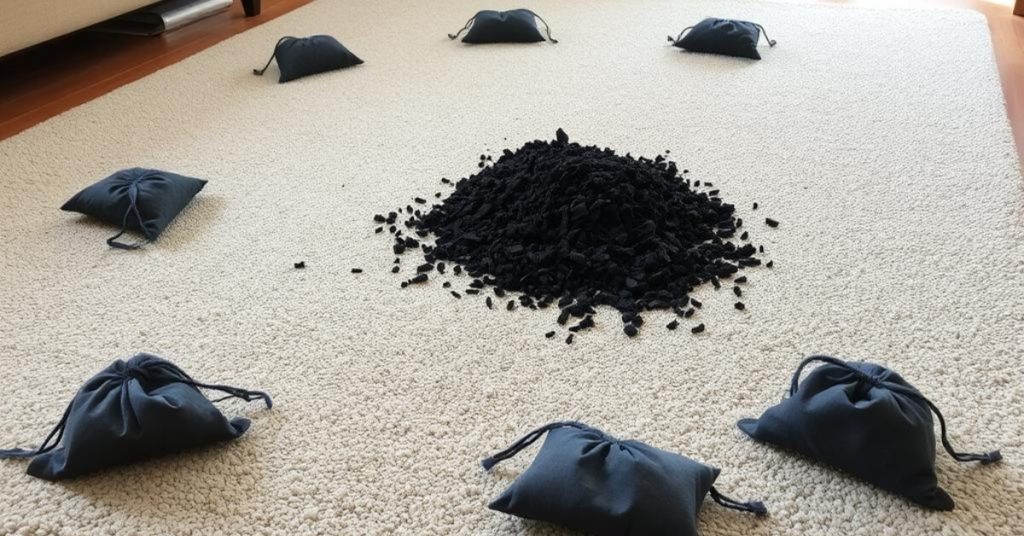 Activated Charcoal Absorption to absorb musty odor