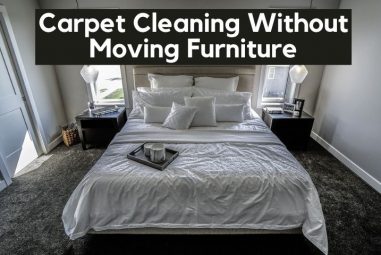Carpet Cleaning Without Moving Furniture | How to Do