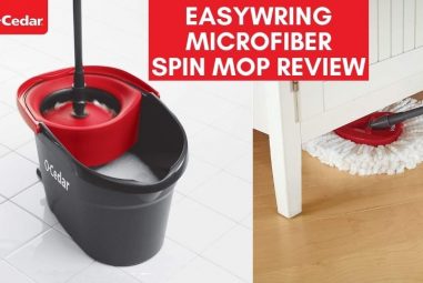 O-Cedar EasyWring Microfiber Spin Mop Review | Best Mop Ever