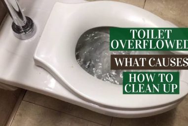 Toilet Overflowed | What Causes & How to Clean Up