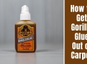 6 Effective Methods to Get Gorilla Glue Out of Carpet