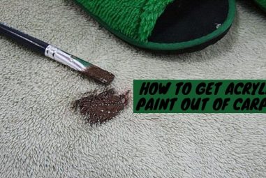 3 Easy Techniques To Get Acrylic Paint Out Of Carpet