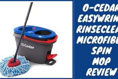 O-Cedar Easywring Rinseclean Microfiber Spin Mop Review
