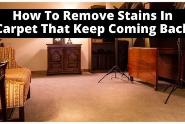 5 Steps To Remove Stains In Carpet That Keep Coming Back
